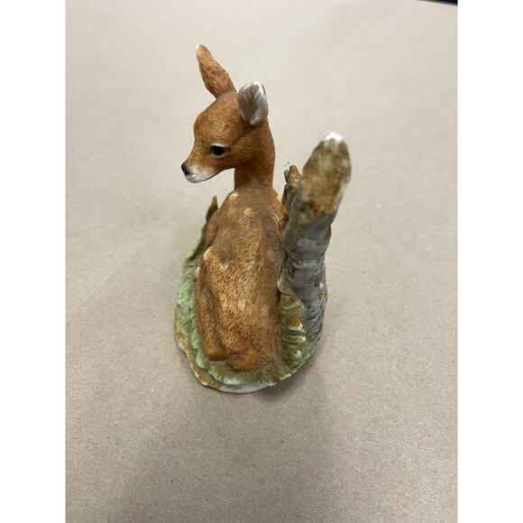 Homco #8879 Deer Fawn Figurine Vintage Home Interiors - Picture 4 of 6